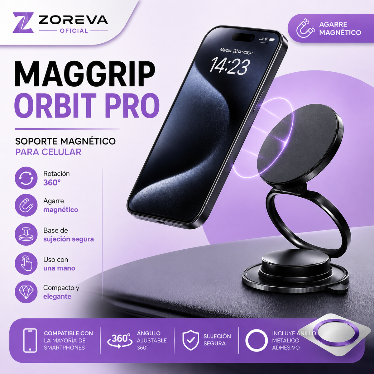 Soporte Magnético para Celular