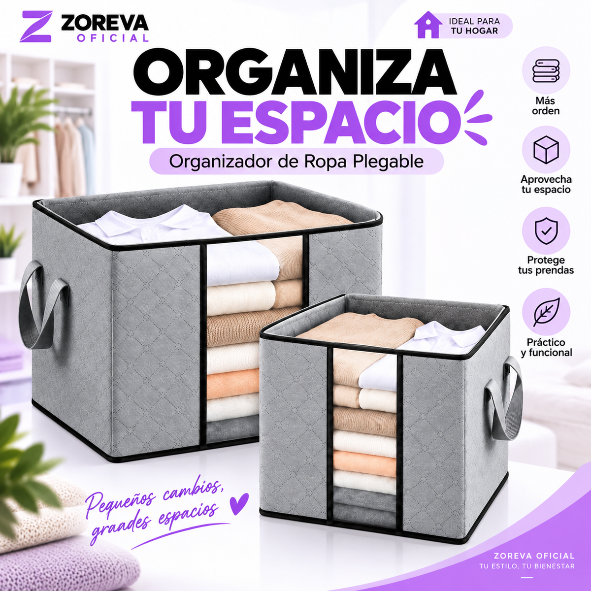 Organizador de Ropa Plegable