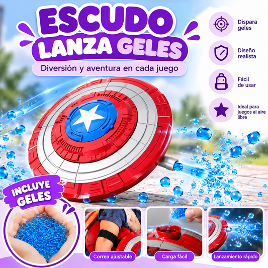 🛡️ Escudo con Hidrogel del Capitán América