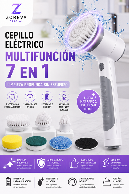 Cepillo Eléctrico Multifunción