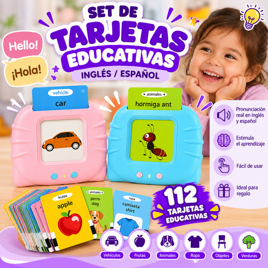 📚 Set de Tarjetas Educativas Inglés / Español