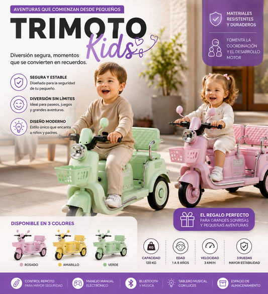 Trimoto Eléctrica Kids