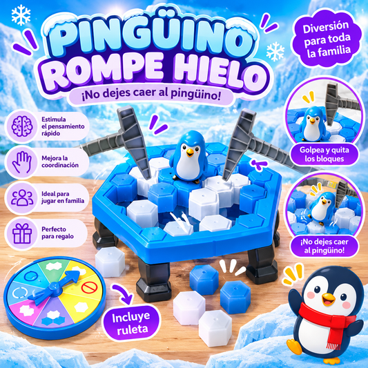 🐧 PENGUIN KNOCKING ON ICE – JUEGO DE EQUILIBRIO Y DIVERSIÓN