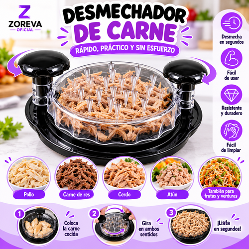 🍗 Desmenuzador Manual