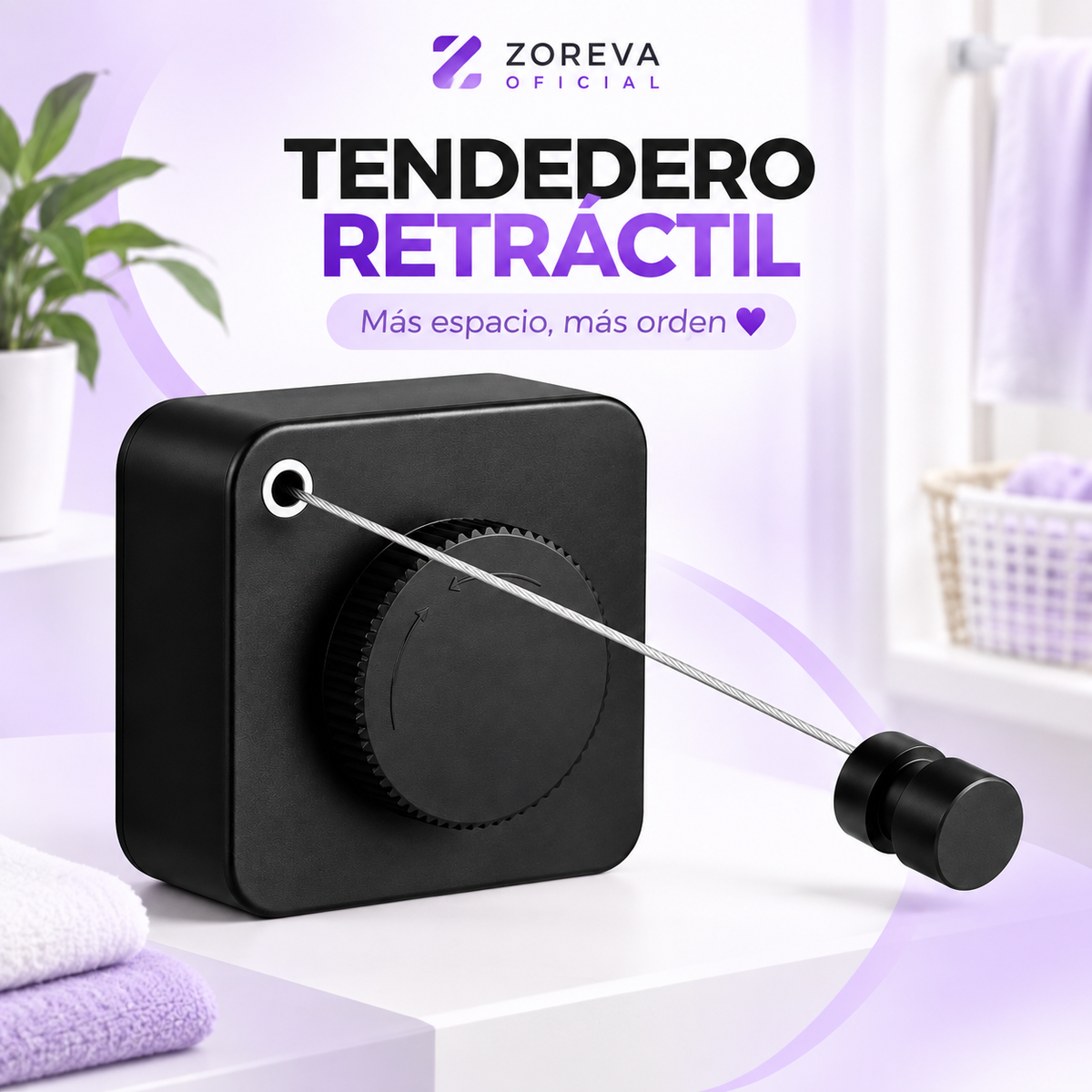 Tendedero retráctil